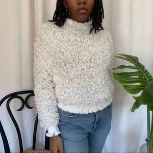 SOLD❗️Fuzzy white sweater